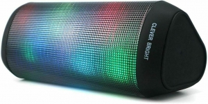 Portable Wireless Bluetooth Speakers 7 LED Lights CLEVER BRIGHT Review