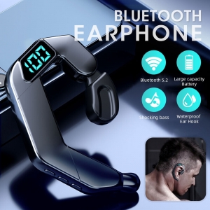 Bluetooth Headphones HiFi Stereo Waterproof Wireless Rotary Earphone Handsfree Review