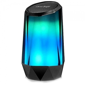 CLEVER BRIGHT Portable Wireless Bluetooth Speakers 8 LED RGB Lights Modes BT5… Review