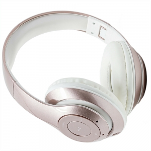 Bluetooth Headphones, Wireless Adjustable Headset, Built-in Mic, Rose Gold Review
