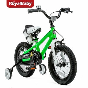 RoyalBaby Kids Bike Boys Girls Freestyle Bicycle 14inch Training Wheels Green Review