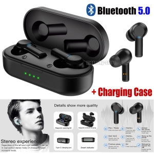 Black Wireless Earbuds Bluetooth Headphones For Galaxy A71 A72 A73 A80 A90 5G Review
