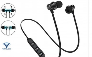 BLUETOOTH HEADPHONES SPORT MAGNETIC in-ear stereo earphones headset RECHARGEABLE Review