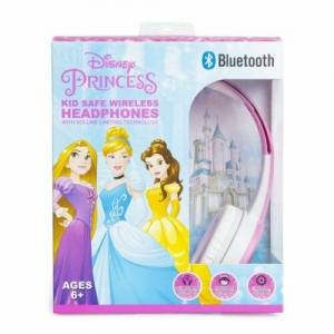 Bluetooth Headphones Wireless Disney Princess Kid-Safe Wireless Headphones Gift Review