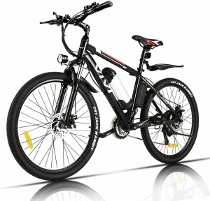 26″ Electric Bike Mountain Bike 350W Electric bicycle 36V Battery 21 Speed Adult Review
