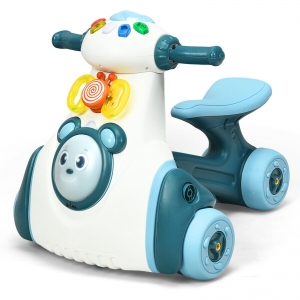 Baby Balance Bike Musical Ride Toy w/ Light & Sensing Function Toddler Walker Review