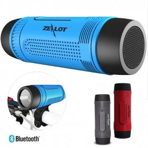 Bluetooth Speakers FM Radio Portable Bicycle Music Speaker Power Bank Flashlight Review