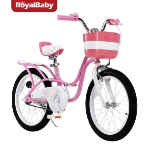 RoyalBaby Girl’s Bike Little Swan18 In Kids Bike with Kickstand and Basket Pink  Review