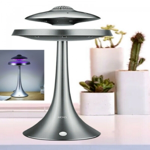Levitating Floating Speaker Wired Magnetic UFO LED Lamp Bluetooth Speaker new Review