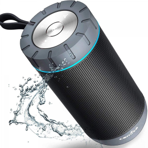COMISO Waterproof Bluetooth Speakers Outdoor Wireless Portable Dark Grey  Review