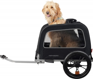 Retrospec Rover Waggin’ Pet Bike Traile -Small&Medium Sized Dogs Bicycle Carrier Review