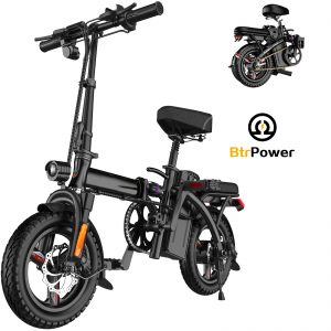 48V 15AH Battery Electric Bike 14” ebike 400W Folding Bicycle LCD Review