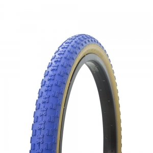 Wanda Bike Bicycle Tire 20″ x 1.75″ Blue/Gum Side Wall Comp 3 BMX Freestyle Review