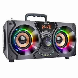 Portable Bluetooth Speakers with Double Subwoofer 60W Loud Stereo Punchy Bass… Review