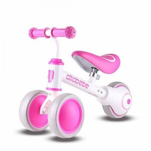Baby Balance Bike, Cute Toddler Bikes 12-36 Months Gifts for 1 Year Rose Red Review