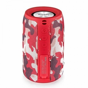 Bluetooth Speaker,MusiBaby Bluetooth Speakers,Outdoor, Red Review