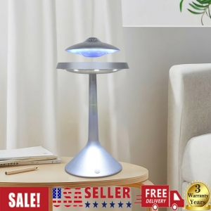 Magnetic Levitation Floating LED Light Bluetooth Speaker Table Lamp Wireless Review