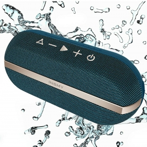INSMY Portable Bluetooth Speakers, 20W Wireless Speaker Loud Stereo 1-Blue  Review
