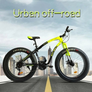 Fat Tire Bike for Men 26 Inch 26 Speed Mountain Bike MTB Mechanical Disc Brakes Review