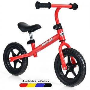 Kids No Pedal Training Bicycle Balance Bike w/Seat Black & Adjustable Handlebar Review