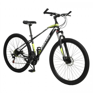 29” Portable Mountain Bike Shimano 21-Speed Bicycle Front Suspension MTB Bike Review