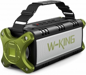 Portable Bluetooth Speakers, W-KING 50W Bluetooth Speaker Loud, IPX6 Waterproof  Review