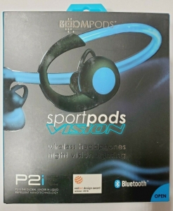 Boompods Sportpods Vision Wireless Bluetooth Headphones Night Vision Lighting  Review