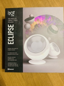 Portable Bluetooth Speakers IJOY Eclipse Carrying Case Included White NIB Review