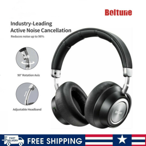 Wireless Bluetooth headphones Active Noise-Cancelling 30 hours Playtime ,Boltune Review