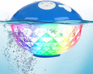Blufree Bluetooth Speakers with Colorful Lights Portable Speaker IPX7 Waterproof Review