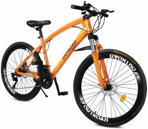 26 inch Mountain Bike / Lock-Out Suspension Fork, 21-Speed Shimano Drive-train Review