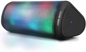 Portable Wireless Bluetooth Speakers 7 LED Lights Patterns Wireless Speaker V5.0 Review