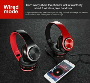 Wireless Bluetooth Headphones Super Bass Foldable Stereo Earphones Headsets Mic  Review
