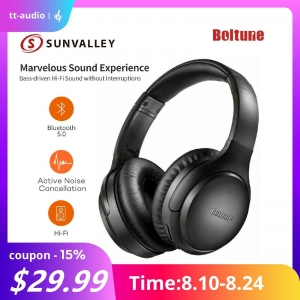 Boltune Bluetooth Headphones Noise Cancelling On-ear Headset 30-Hour Playtime Review