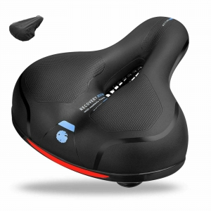 Bike Saddle Bicycle Seat Air Cushion Pad Comfort Wide Big Bum Soft Gel Cruiser Review