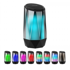 Portable Wireless Bluetooth Speakers 8 LED RGB Lights Modes BT5.0 Stereo Review