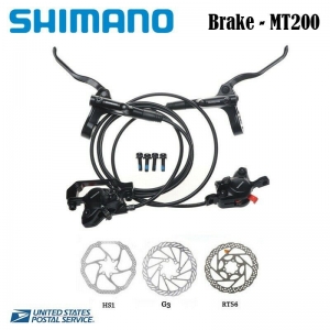 Shimano BL BR MT200 Hydraulic Disc Brake Set MTB Bicycle Brake Front HS1 G3 RT56 Review