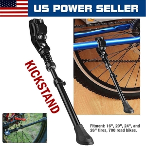 UNIVERSAL Mountain Bike Aluminum Bicycle Kick Stand MTB Road Adjustable Side Review