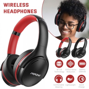 Mpow Bluetooth Headphones Wireless Headset Earphone Noise Cancelling Deep Bass Review