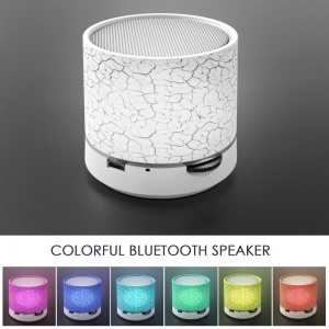 Portable Mini Wireless Bluetooth Speakers USB LED Light Subwoofer Loudspeaker US Review