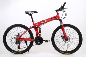 Bike Foldable 24 inch 21 Speed Mountain Bike – sami race white black red Review