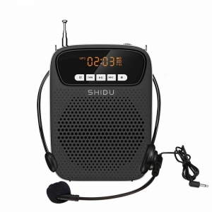 Portable Voice Amplifier Wired Microphone Aux Audio Recording Bluetooth Speaker Review