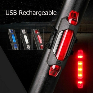 5 LED USB Rechargeable Bike Tail Light Bicycle Safety Cycling Warning Rear Lamp Review