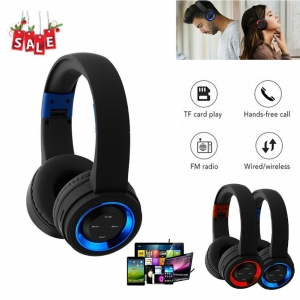 Wireless Bluetooth Headphones Over Ear Stereo Noise Cancelling Headset w/ Mic  Review