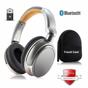Wireless Bluetooth Headphones Over the Ear with Super Bass, Carry Case audifonos Review