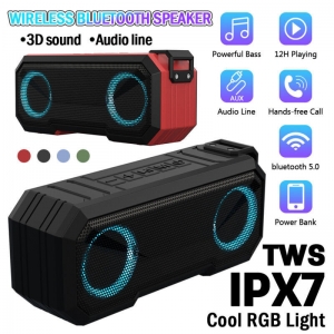 High Bass Ultra Loud Bluetooth Speakers Portable Wireless Speaker Outdoor Colour Review