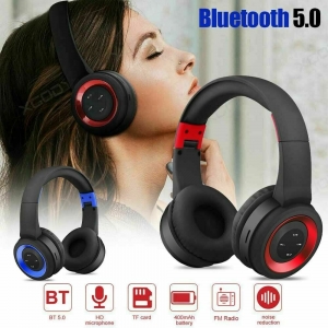 Wireless Bluetooth Headphones Over Ear Stereo Earphones Super Bass Headset w/Mic Review