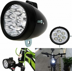 Classical Chrome Vintage Bicycle Bike LED Light Headlight Front Retro Head Lamp Review