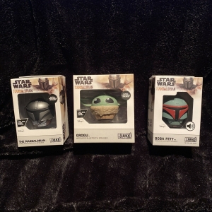 BITTY BOOMERS 2″ Star Wars / Mandalorian Bluetooth Speakers (3 Pack) Review