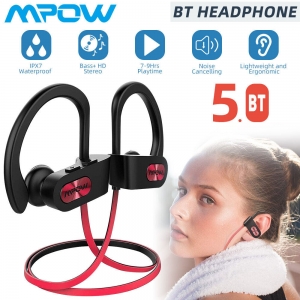 Mpow Flame Bluetooth Headphones 5.0 EarphoneB HiFi Stereo Wireless Sport Earbuds Review